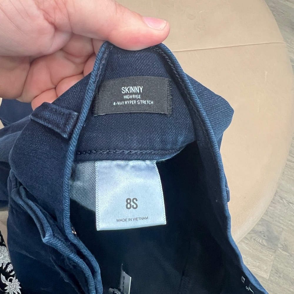 Express Blue Skinny High Rise - Picture 4 of 4